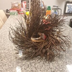 Rustic Brown Holiday Wreath